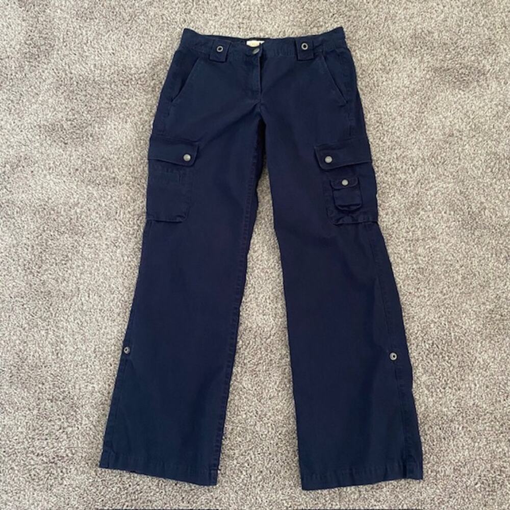 J. Crew Weathered Broken-In Chino Classic Twill Favorite Fit Cargo Pants Women 6